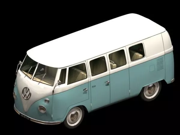Peanut Bus 3d model