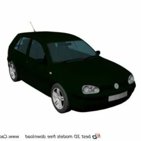 Volkswagen Vw Family Car 3d model