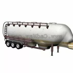 Volume Tanker Trailer 3d model