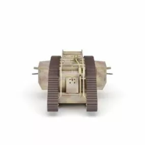 Ww1 Tank Male Weapon 3d model