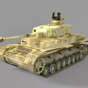 Ww2 German Tiger Tank 3d model