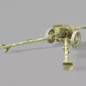 Ww2 Howitzer 3d model