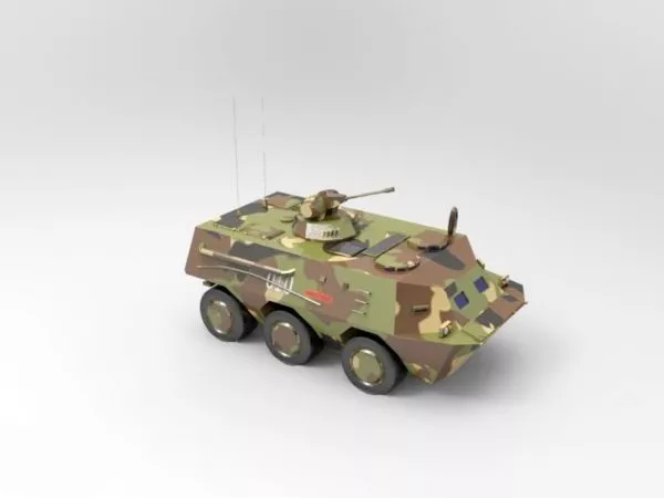 Wz-551 Wheeled Armored Personnel Carrier 3d model Wz-551 Wheeled Armored Personnel Carrier 3d model