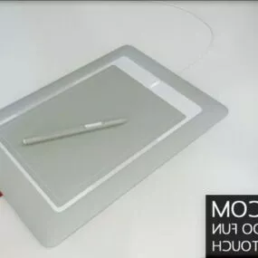Wacom Bamboo Capture Tablet And Pen 3d model