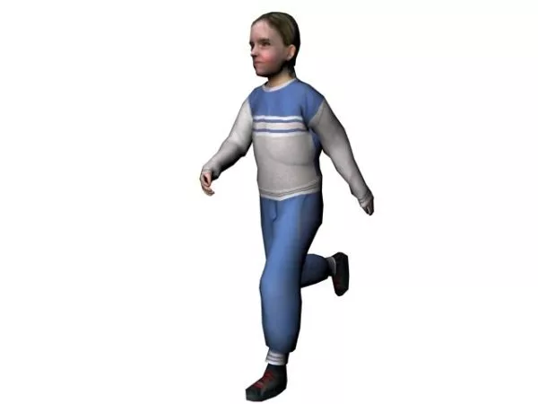 Cartoon Guy Character 3d model