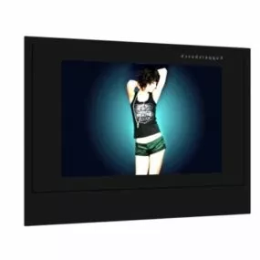Wall Hung Flat Screen Tv 3d model