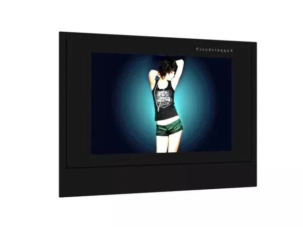 Wall Hung Flat Screen Tv 3d model Wall Hung Flat Screen Tv 3d model