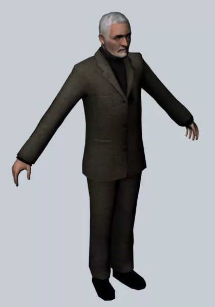 Wallace Breen – Half-life Character 3d model Wallace Breen – Half-life Character 3d model