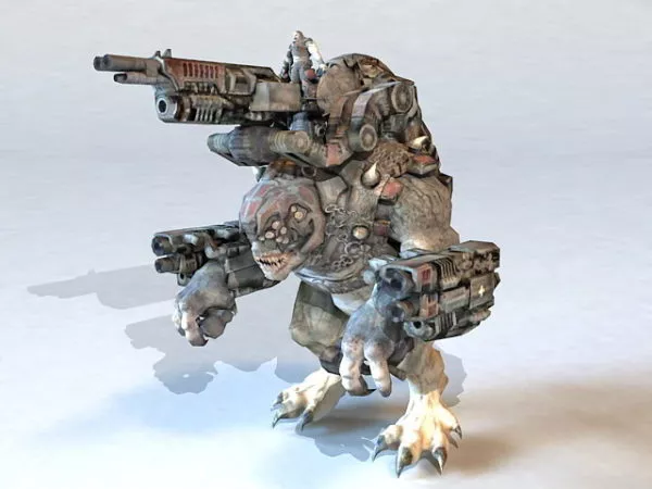 War Machine Cyborg Monster 3d model War Machine Cyborg Monster 3d model