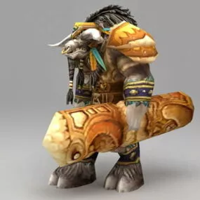 Warcraft Cairne Bloodhoof 3d model