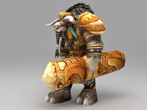 Warcraft Draenei Character 3d model