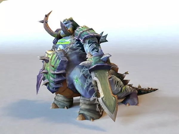 Warcraft Pit Lord Animated & Rigged 3d model Warcraft Pit Lord Animated & Rigged 3d model