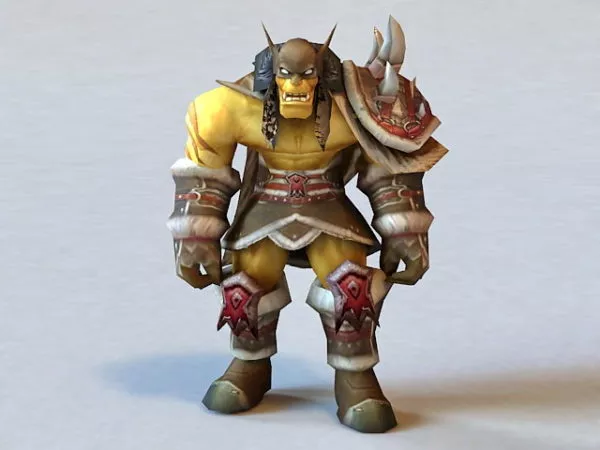 Warcraft Draenei Character 3d model