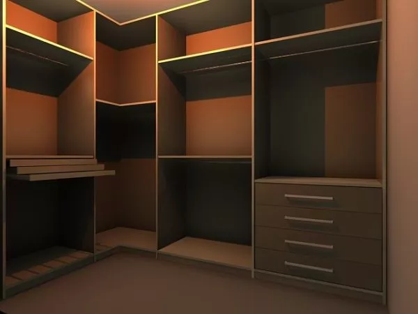 Wardrobe Wall Unit 3d model Wardrobe Wall Unit 3d model