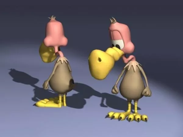 Egret 3d model