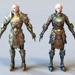 Warrior Armor Sets 3d model