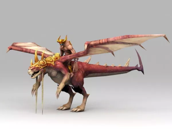 Basilisk Statue 3d model