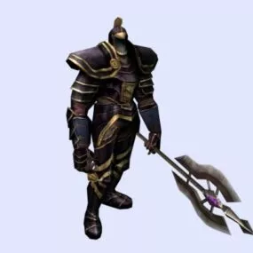 Warrior Armor And Weapon 3d model
