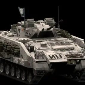 Warrior Infantry Fighting Vehicle 3d model