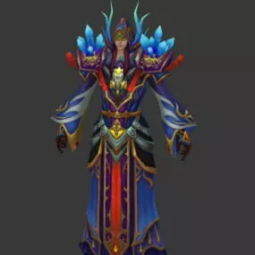 Warrior Priest Character 3d model