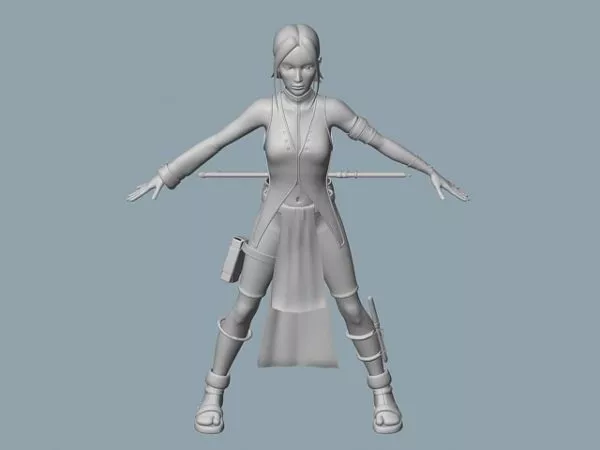 Viking Warrior Character 3d model