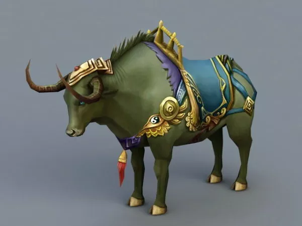 Bison Buffalo 3d model