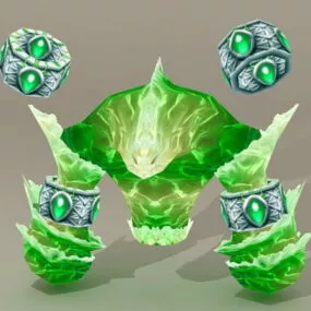 Water Elemental Creature 3d model