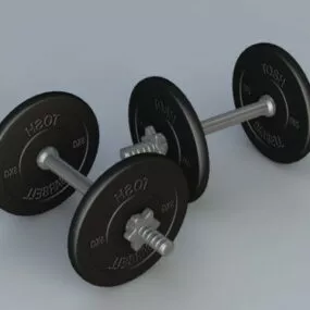 Weight Lifting Dumbbell 3d model
