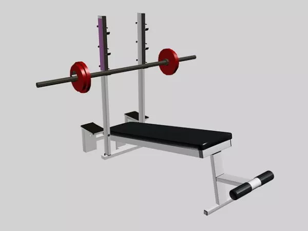 Weight Lifting Equipment 3d model Weight Lifting Equipment 3d model