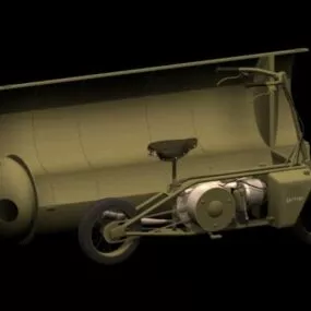 Welbike Motorcycle 3d model
