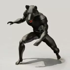 Werewolf Concept Art 3d model