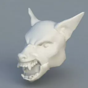 Werewolf Head 3d model