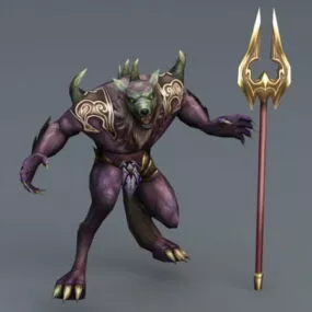 Werewolf Soldier 3d model