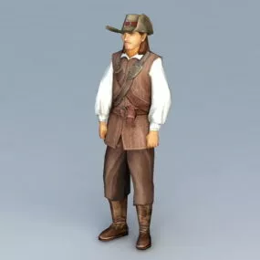 Western Sheriff 3d model