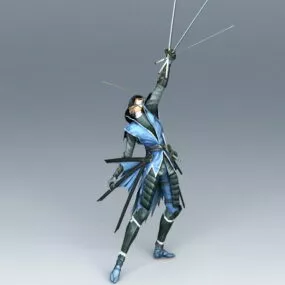 Western Swordsman 3d model