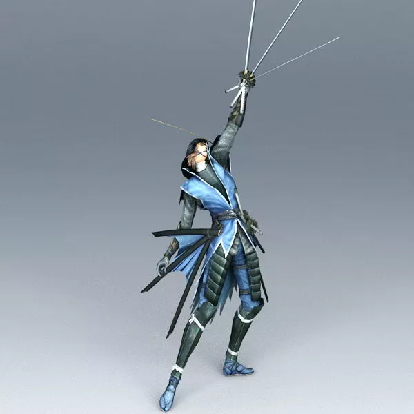 Western Swordsman 3d model Western Swordsman 3d model