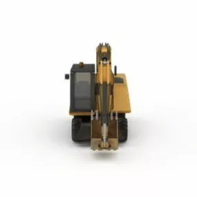 Wheel Excavator 3d model