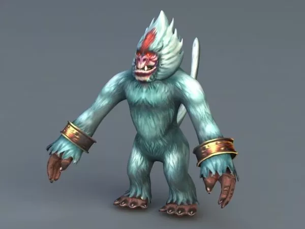 Capuchin Monkey 3d model