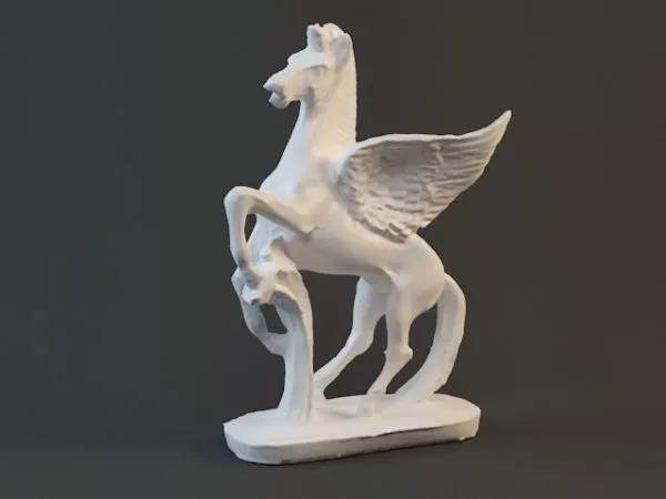 White Horse Statue Pegasus 3d model White Horse Statue Pegasus 3d model