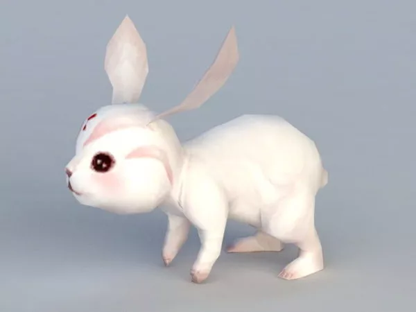 Wild Rabbit 3d model