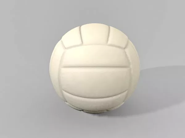 Low Poly Volleyball Ball 3d model