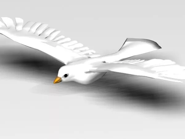 Egret 3d model