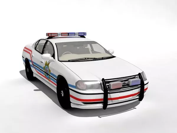 Fbi Police Character 3d model