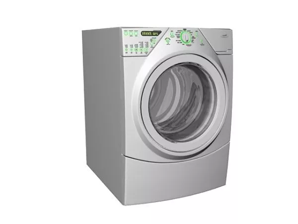 Siemens Washing Machine White Color 3d model