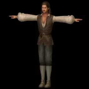 William Turner Character 3d model