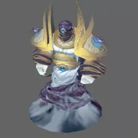Wind Elemental – Wow Character 3d model