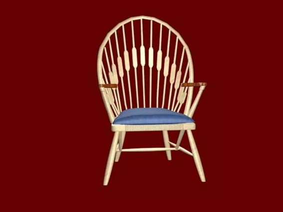 Windsor Arm Chair 3d model Windsor Arm Chair 3d model