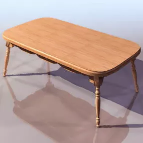 Antique Windsor Coffee Table 3d model