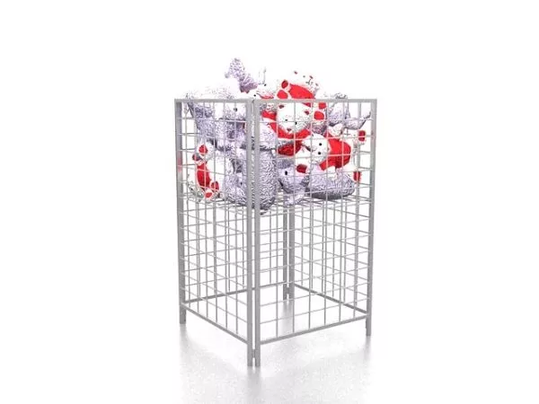 Basket Bin Inside Frame 3d model
