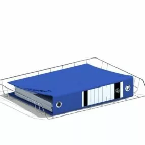 Wire Desk Tray Organizer 3d model